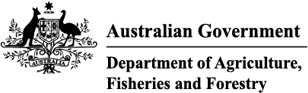 Australian Government | Department of Agriculture, Fisheries and Forestry