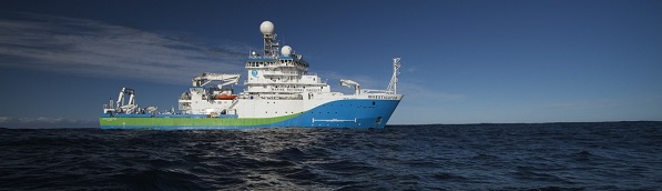 RV Investigator sailing on the sea