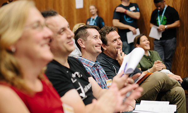 Audience at an event