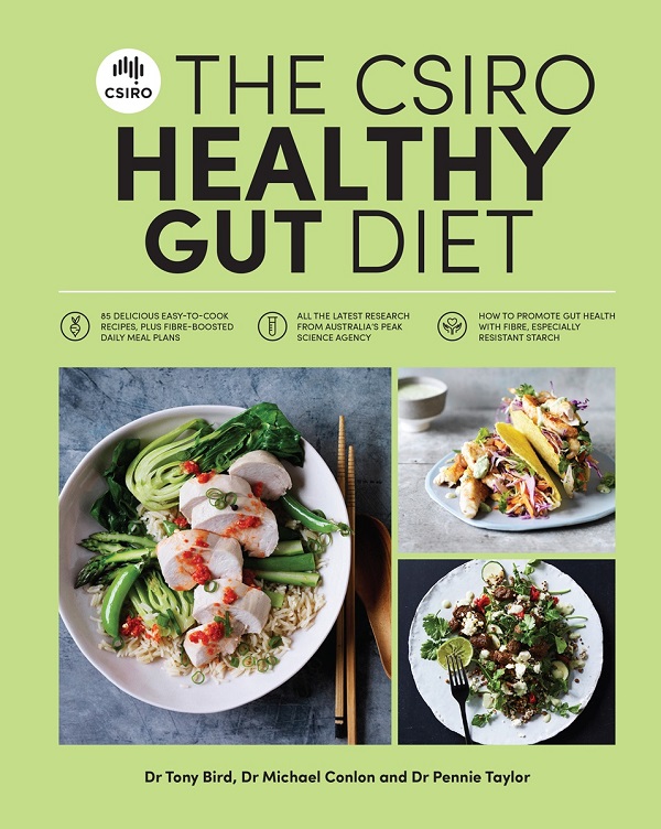 Front cover of the CSIRO Healthy Gut Diet book