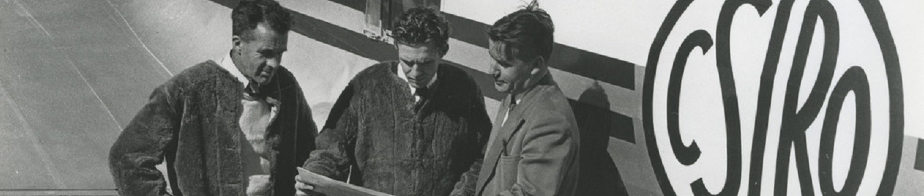 Avro Anson aircraft being used to conduct CSIRO rainmaking experiments