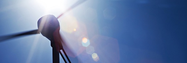 Abstract image of wind generator