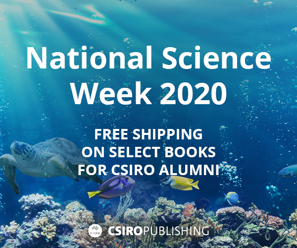Underwater image of the ocean with fish and turtles swimming over coral. National Science Week 2020. Free shipping on select books for CSIRO Alumni
