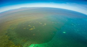 Aerial flood photographs taken in the Townsville region, February 2019. Credit: Matt Curnock