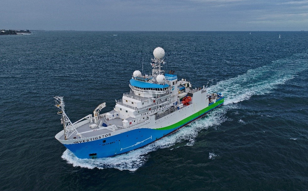 Image of research ship