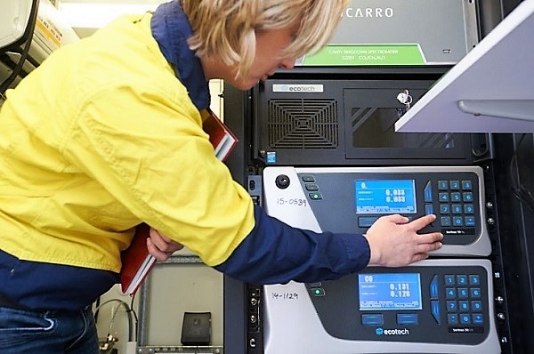 Researcher Sarah Lawson in the field in Queensland's Surat Basin