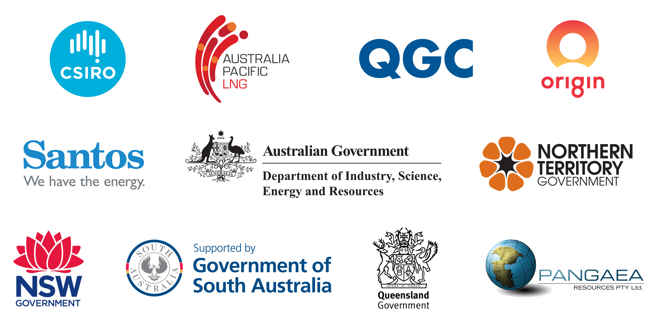 2020 member and partner logos - from industry and government