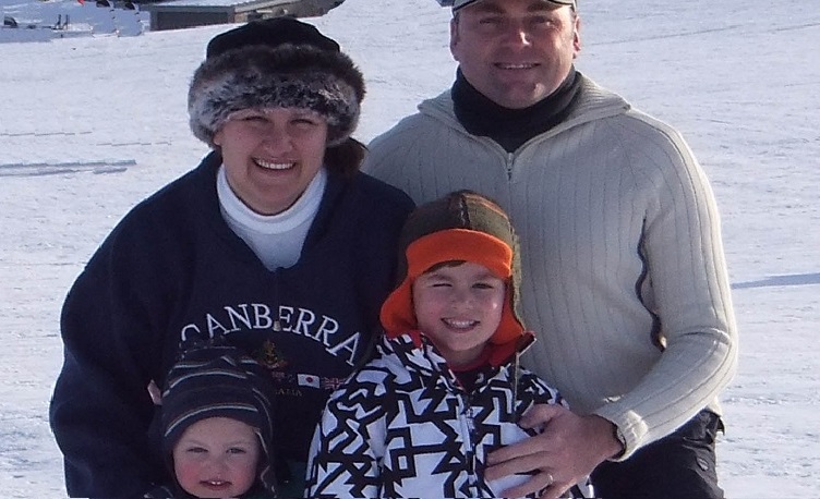 Kevin Ferguson and family