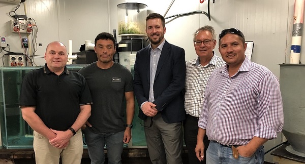 Kevin on stakeholder visit