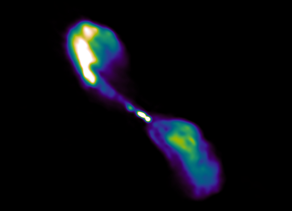 The giant Centaurus A galaxy was one elliptical galaxy captured in the RACS survey. Image: A Hotan.