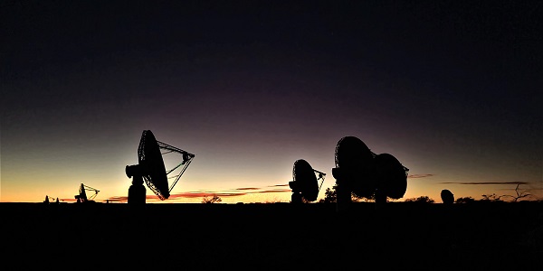 Dawn over ASKAP. Pic: C. Brayton