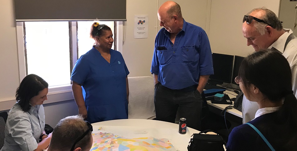 Leonie working at the MRO