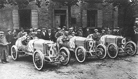 Image of old cars. 