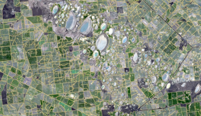 sattelite image of paddocks
