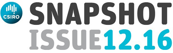 CSIRO Snapshot, issue 12.16