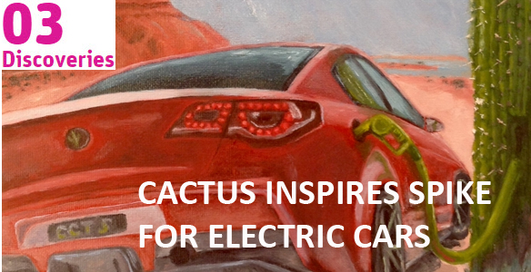 Illustration of car refuelling from a cactus plant