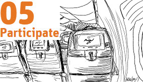 Image of plane seat. 