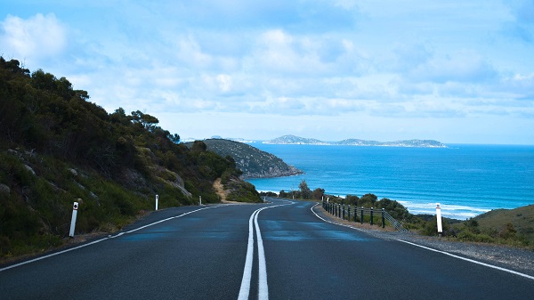 Road at Wilsons Promontory, Vic, Australia